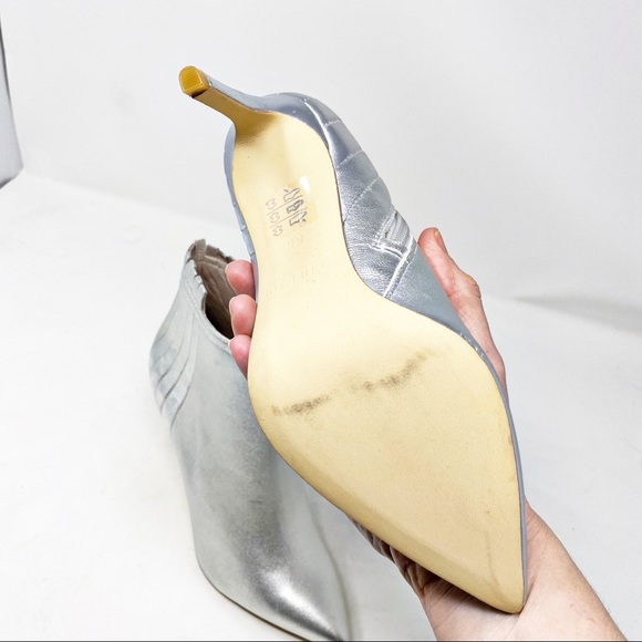 Rachel Zoe Metallic Point Toe Booties - Picture 4 of 7